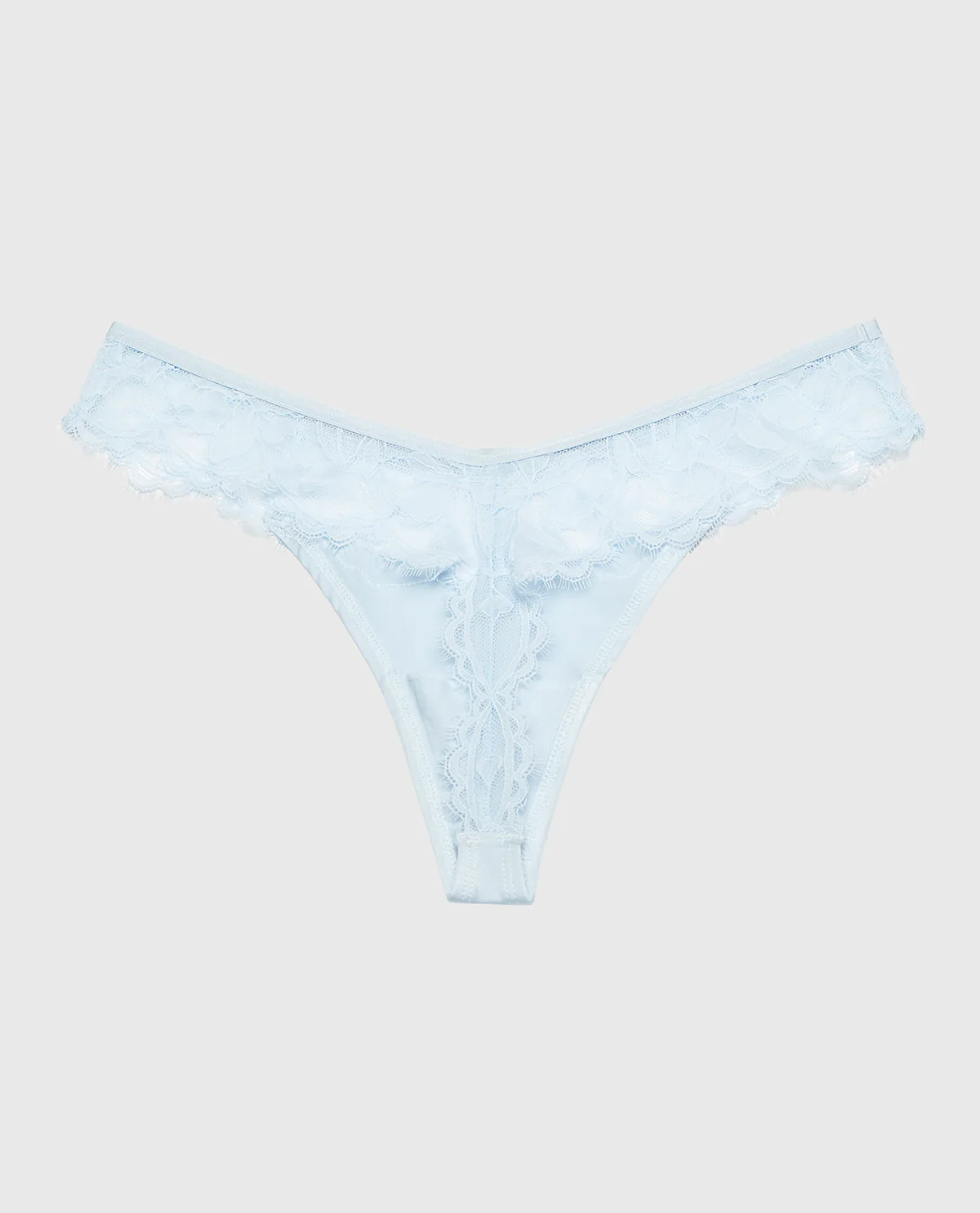 Diva Thong Panty With Afterglow Lace in Skyway - Image 5