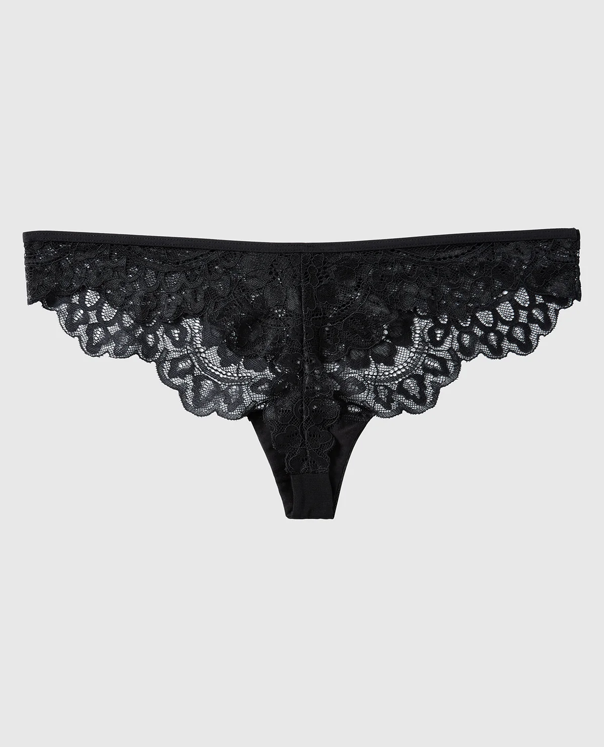 Diva thong in Shania Lace Black