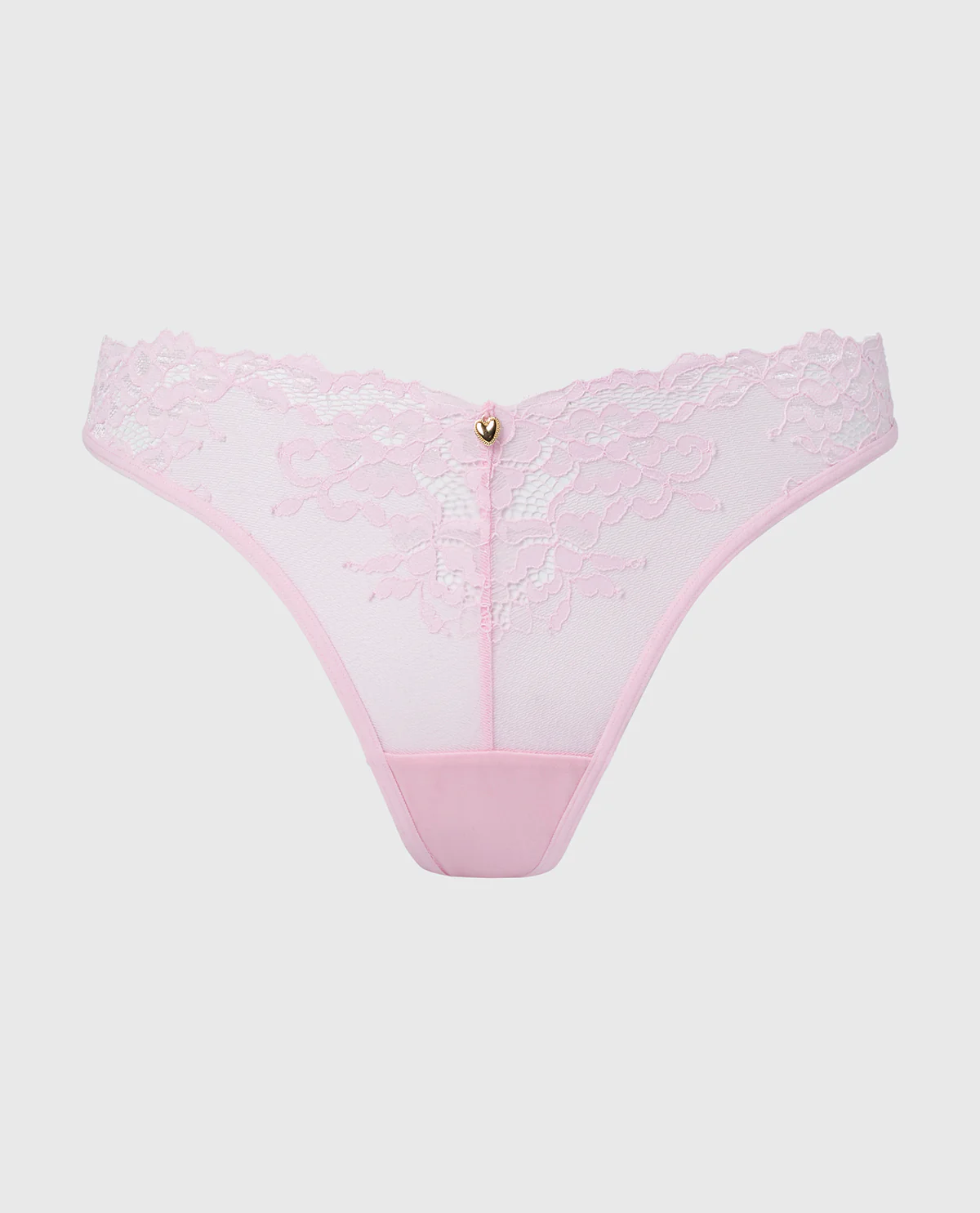 Diva Thong Panty with Romantic Lace in Sweet Dream - Image 4