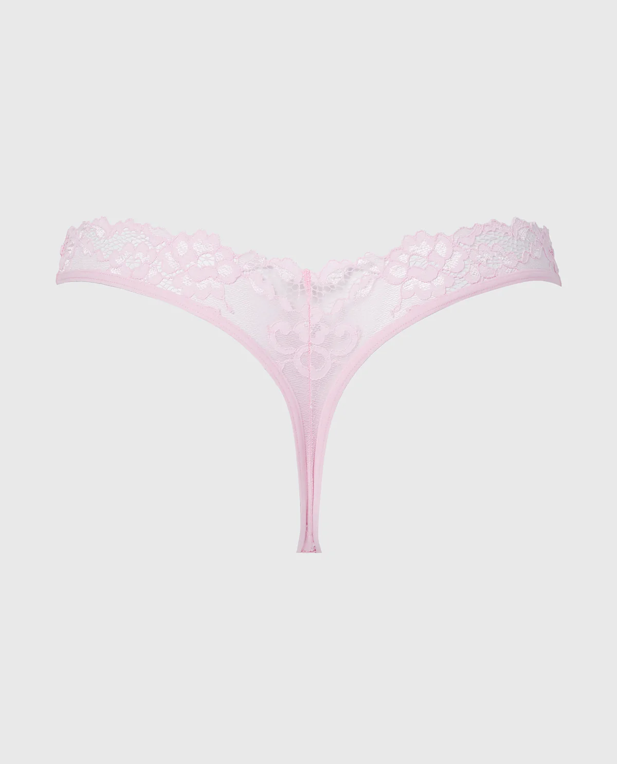 Diva Thong Panty with Romantic Lace in Sweet Dream - Image 5