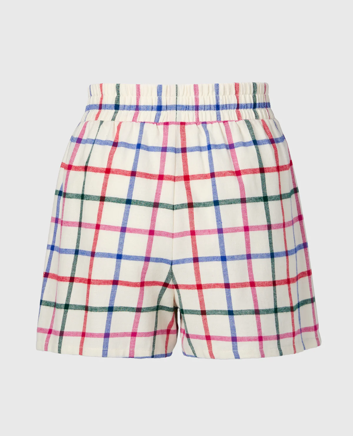 Flannel Boxer Short in Large Jingle Plaid - Image 5
