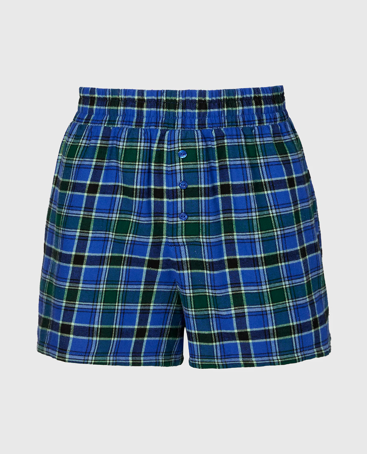 Flannel Boxer Short in Montreal Plaid - Image 4