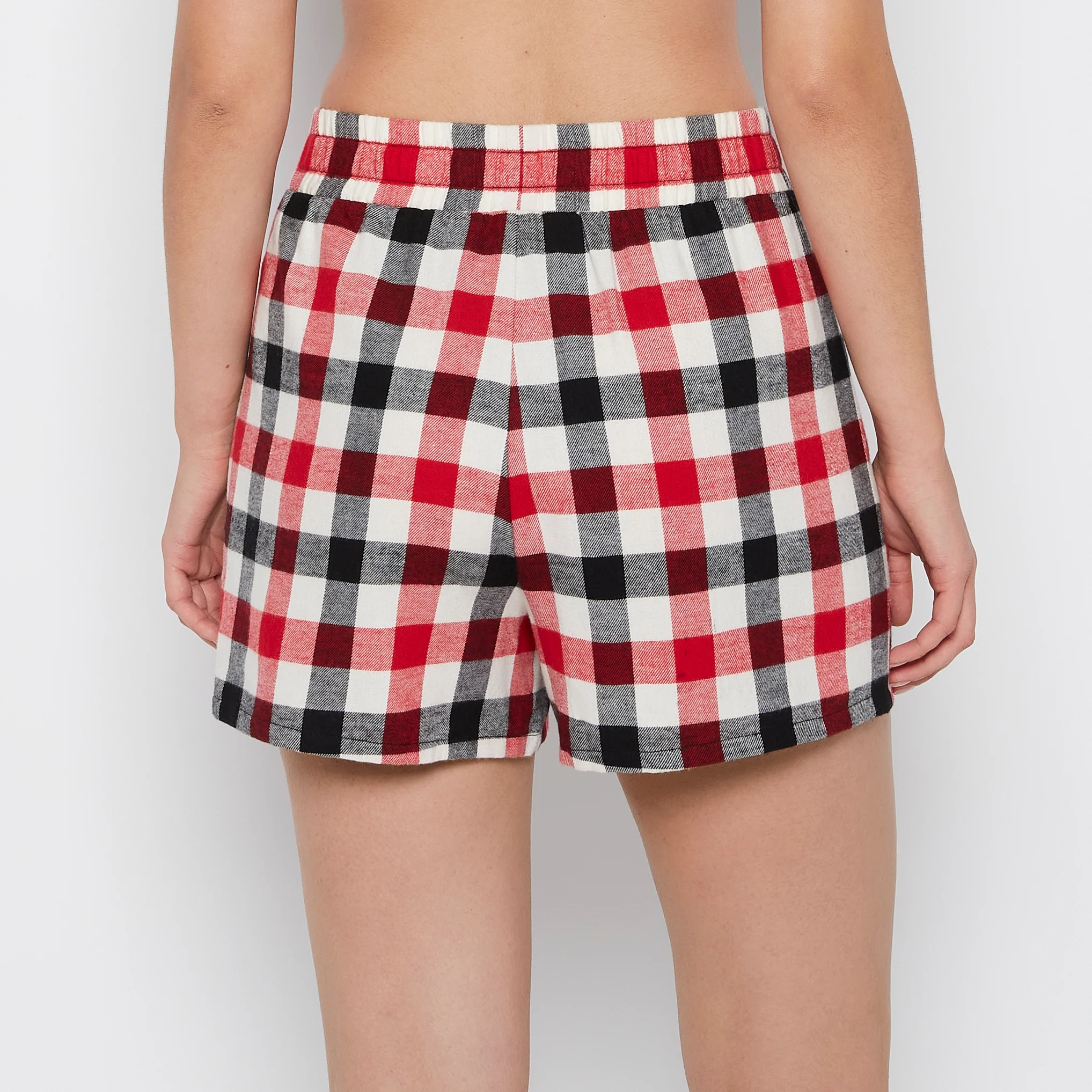 Flannel Boxer Short in Winter Gingham - Image 3
