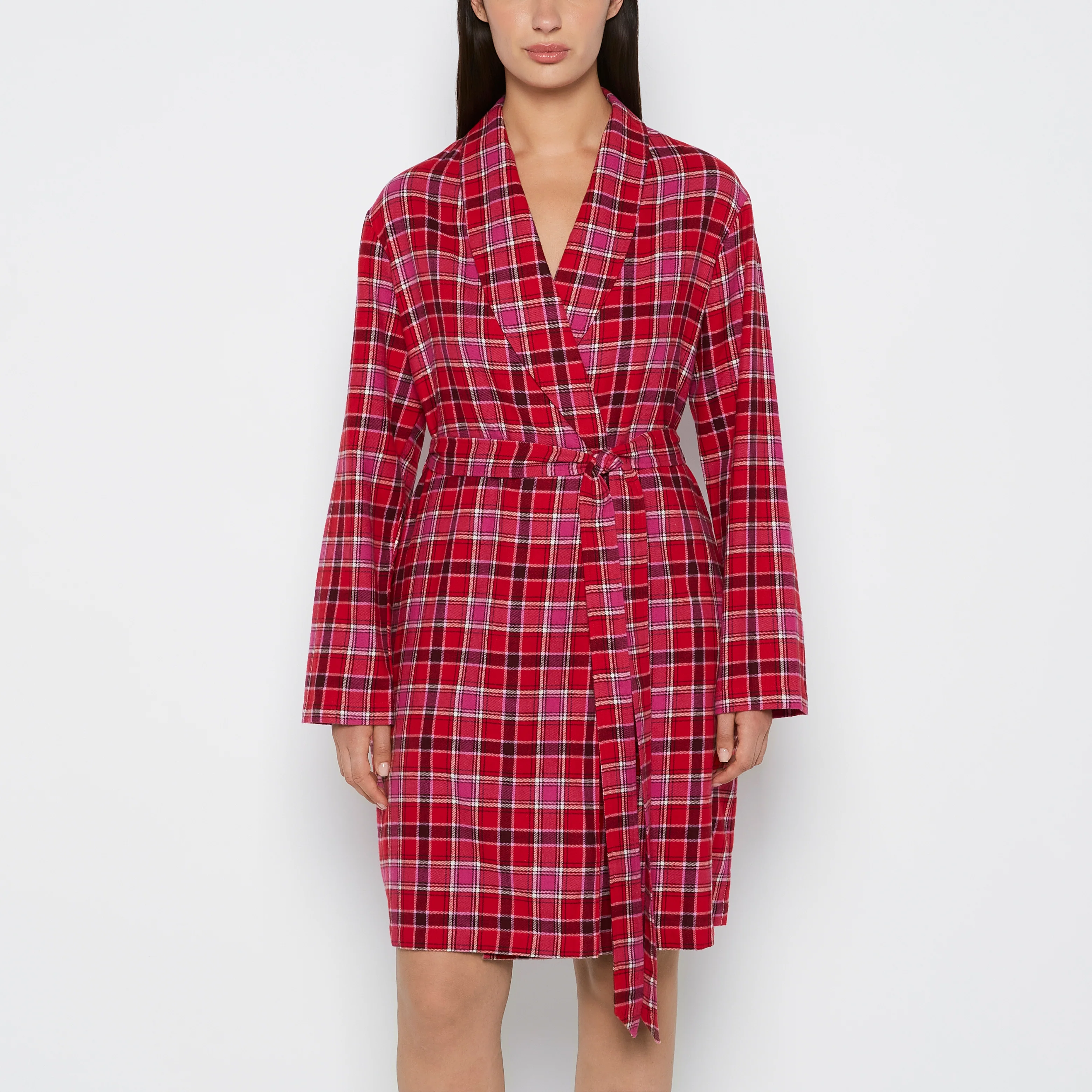 Flannel Robe in Montreal Plaid