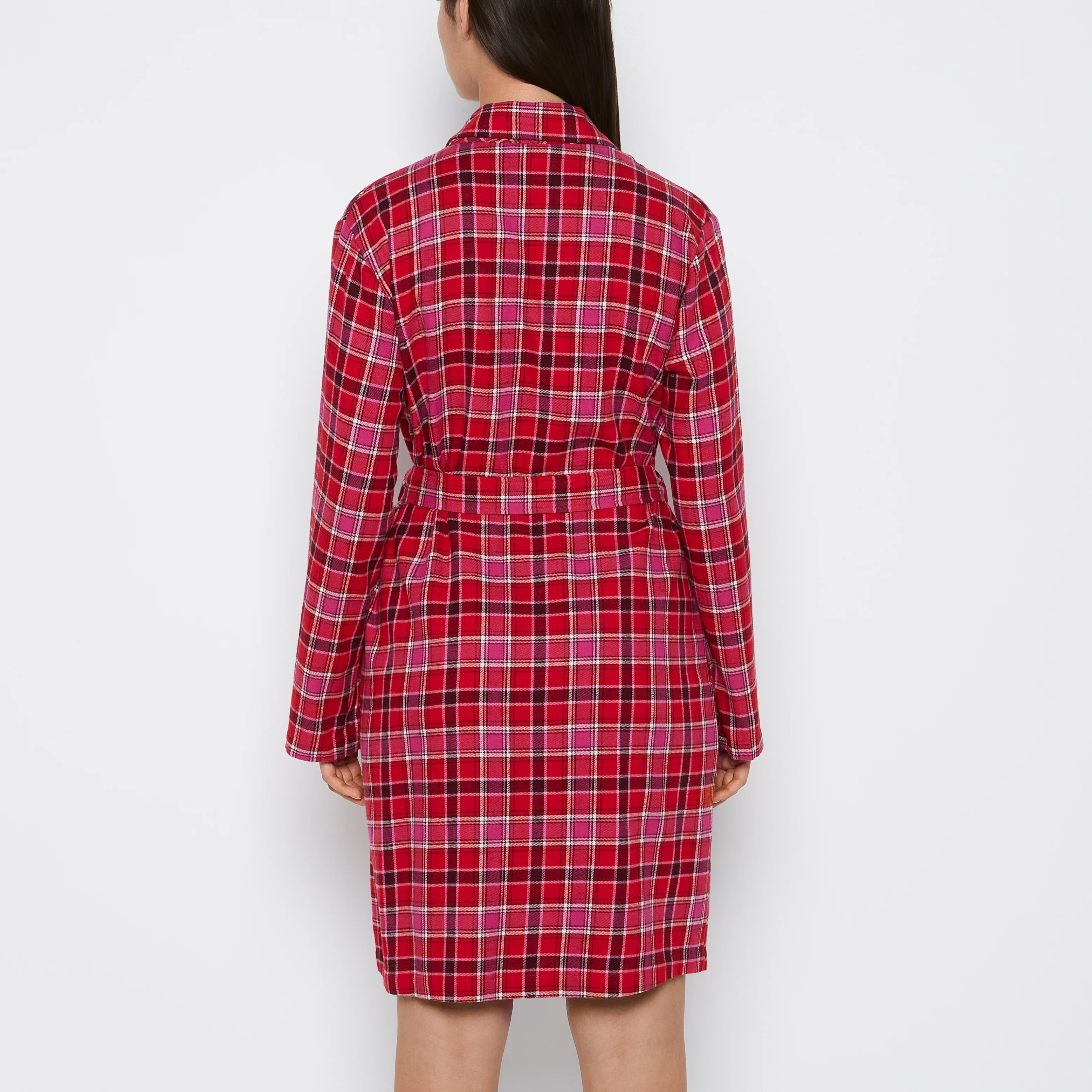 Flannel Robe in Montreal Plaid - Image 3