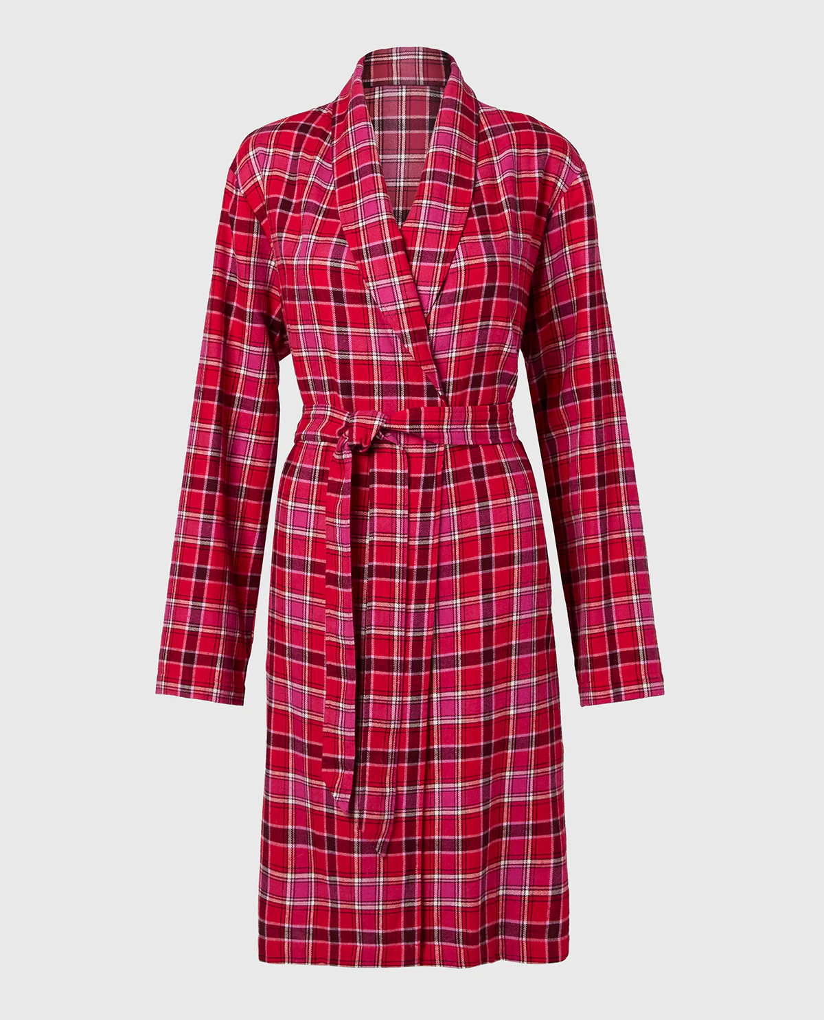 Flannel Robe in Montreal Plaid - Image 5