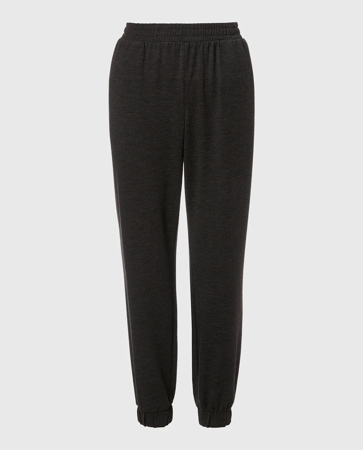 French Terry Sleep Pant in Charcoal Heather - Image 3