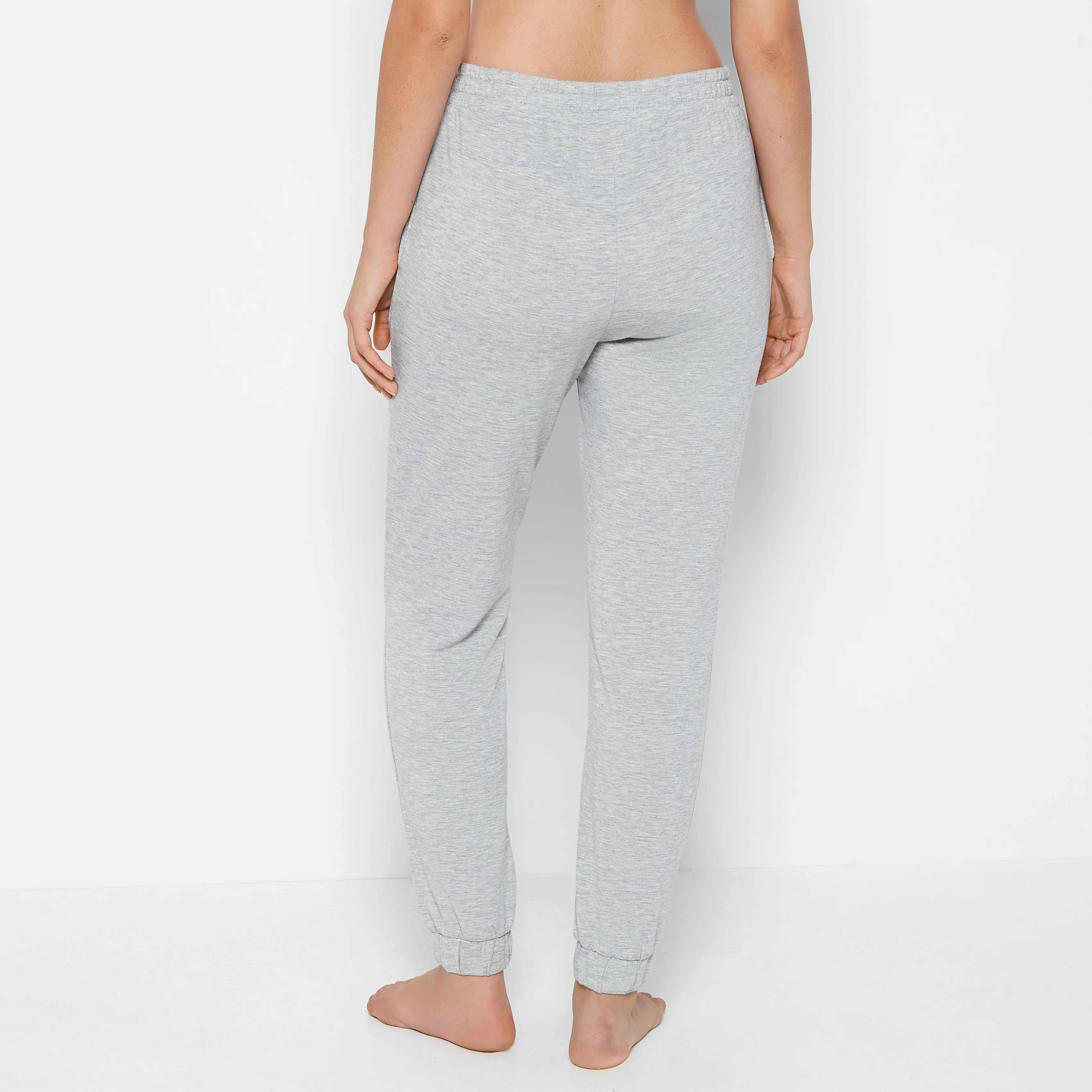 French Terry Sleep Pant in Cool Gray Heather - Image 3