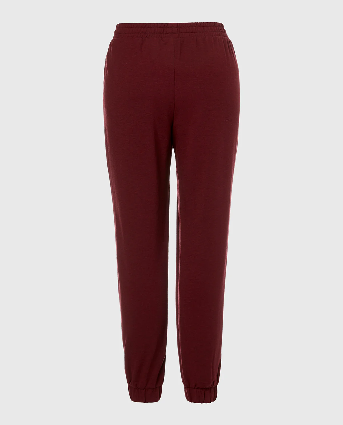 French Terry Sleep Pant in Russian Ruby Heather - Image 4