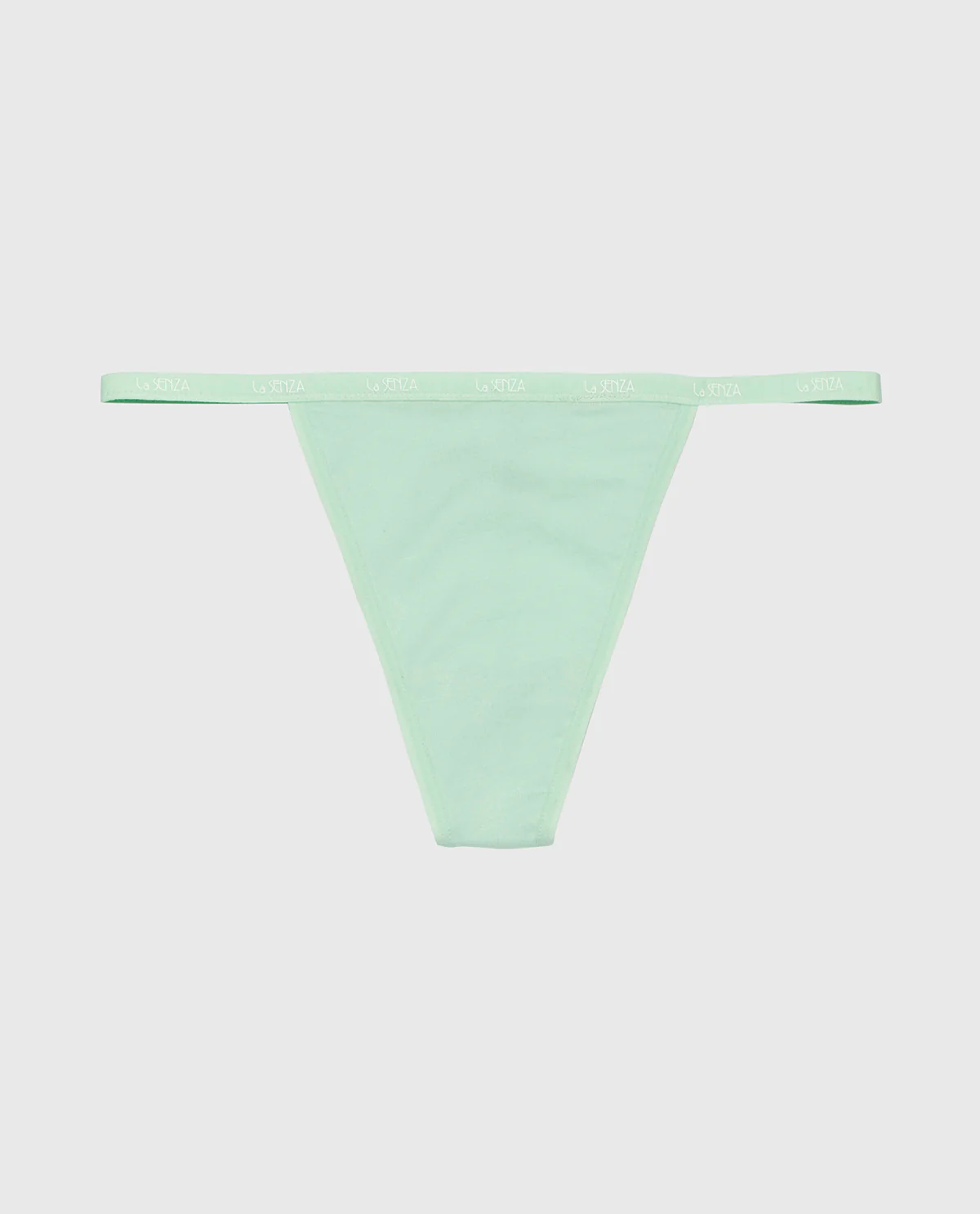 G-Sring Panty with Logo Trim in Mist Green - Image 4