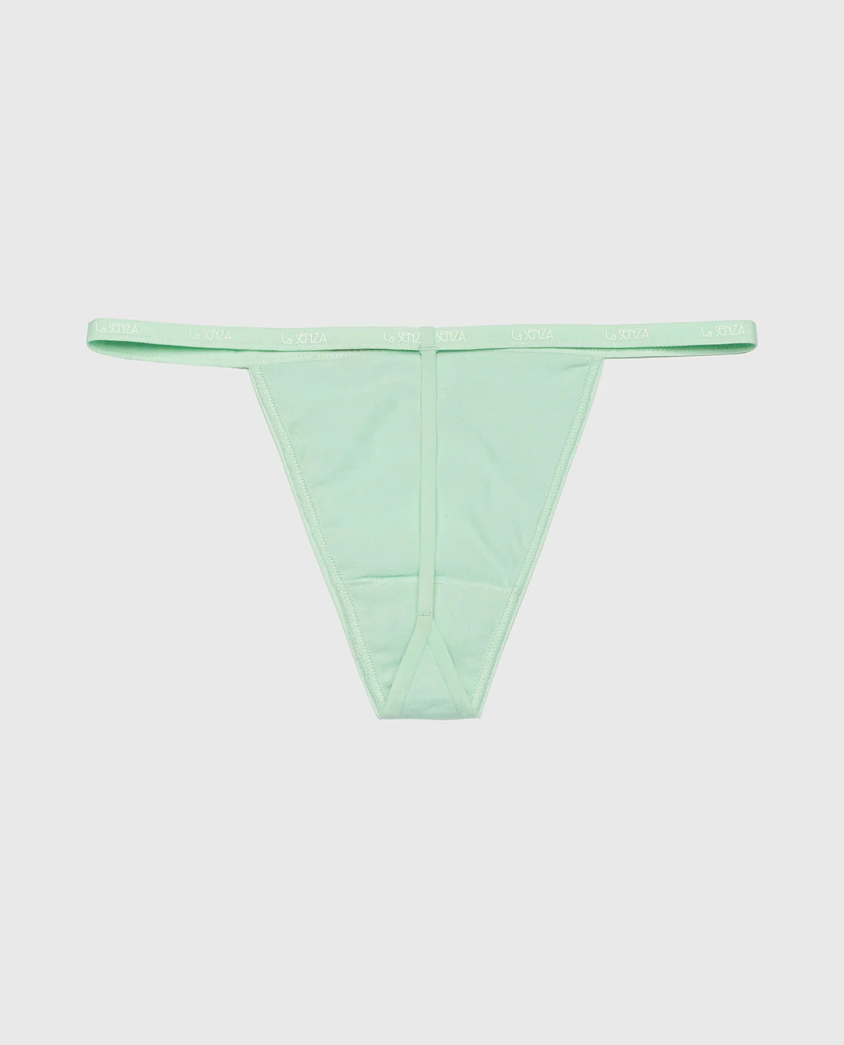 G-Sring Panty with Logo Trim in Mist Green - Image 5