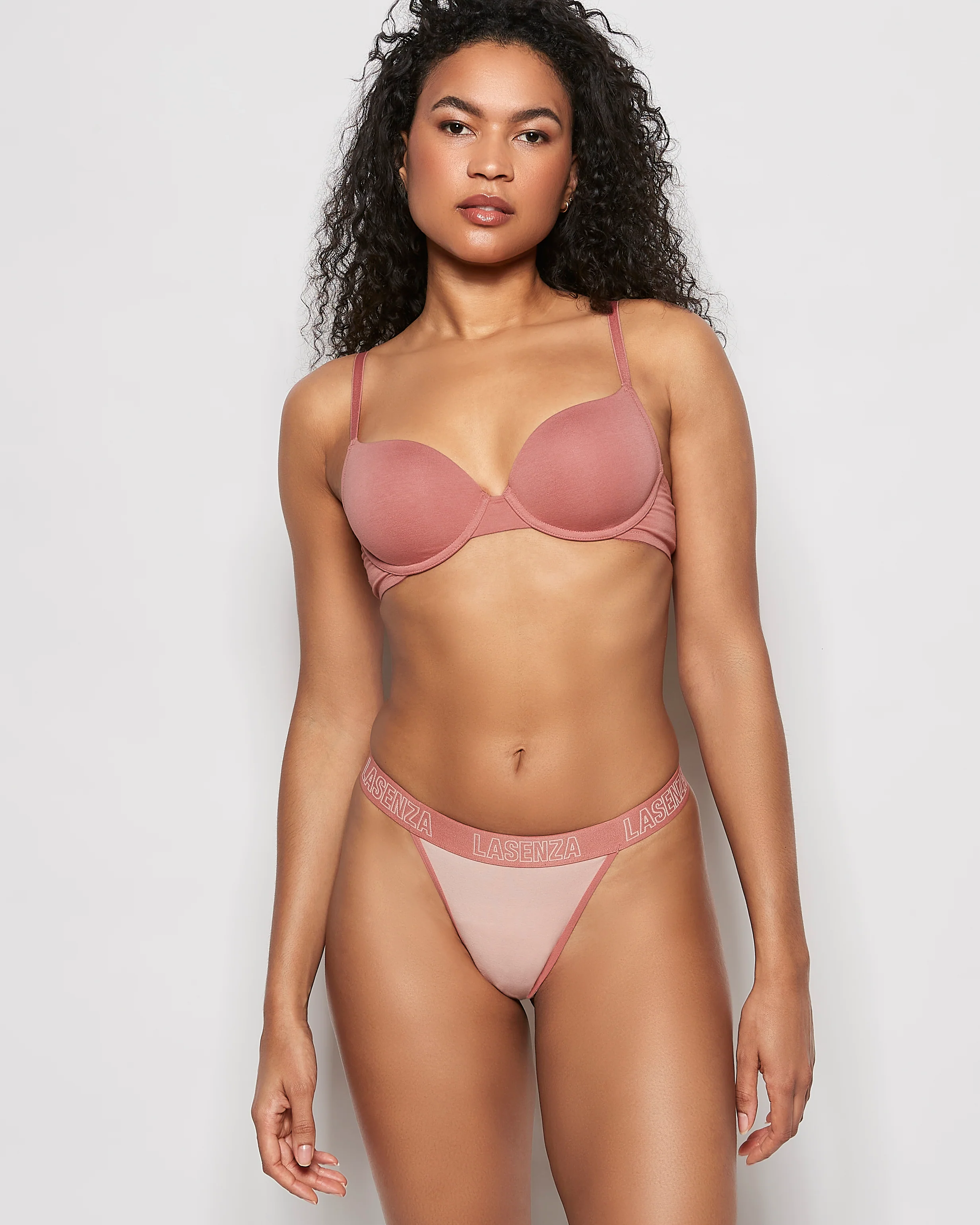 G-String Logo Panty in Peaceful Peach - Image 6