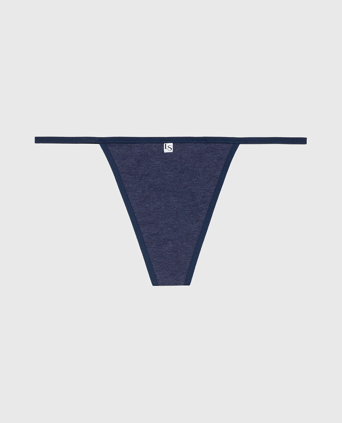 G-String Panty in Dark Navy Heather - Image 4
