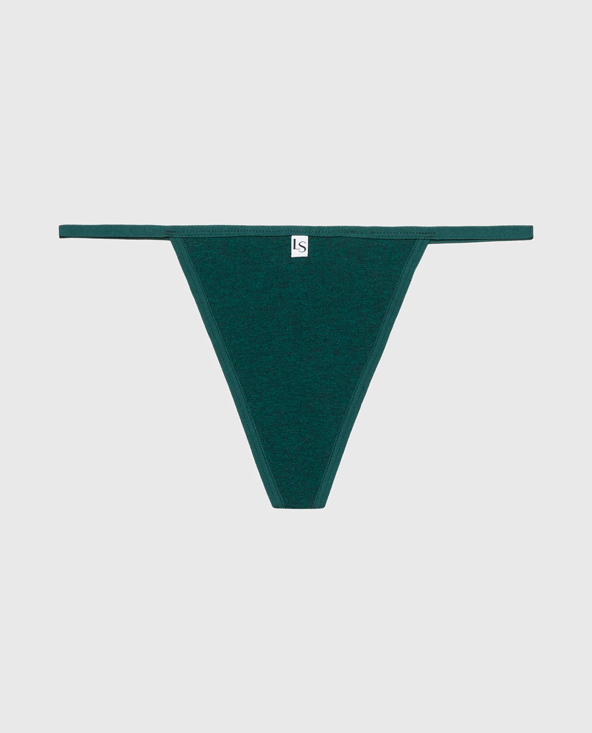 G-String Panty in Emerald Green Heather - Image 4