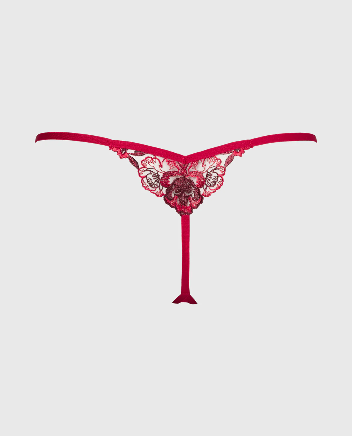 G-String Panty in Evening Blush with Crimson and Russian Ruby - Image 5