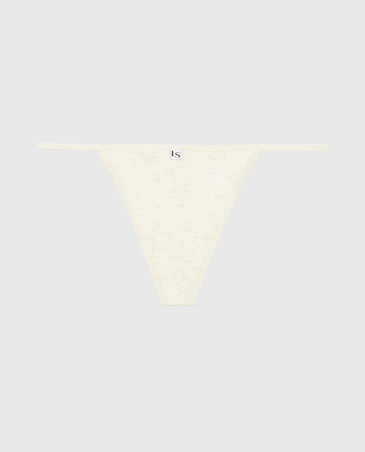 G-String Panty in Oatmeal Heather - Image 4