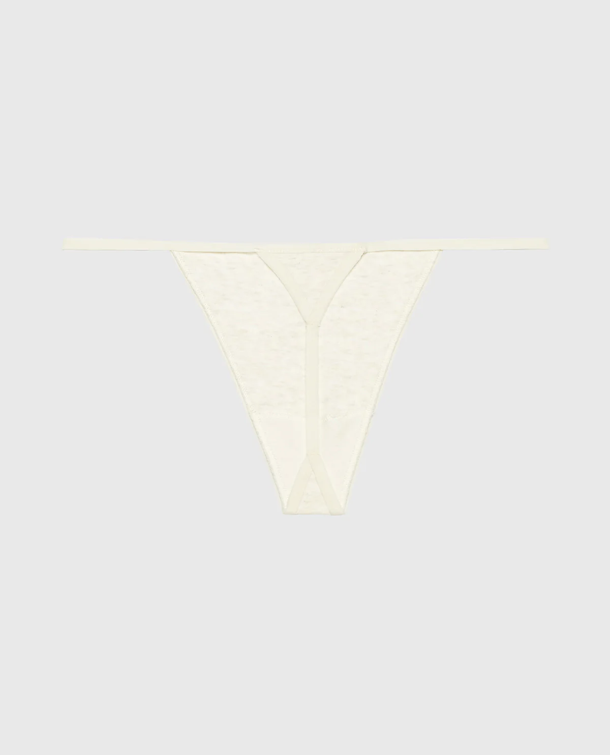 G-String Panty in Oatmeal Heather - Image 5