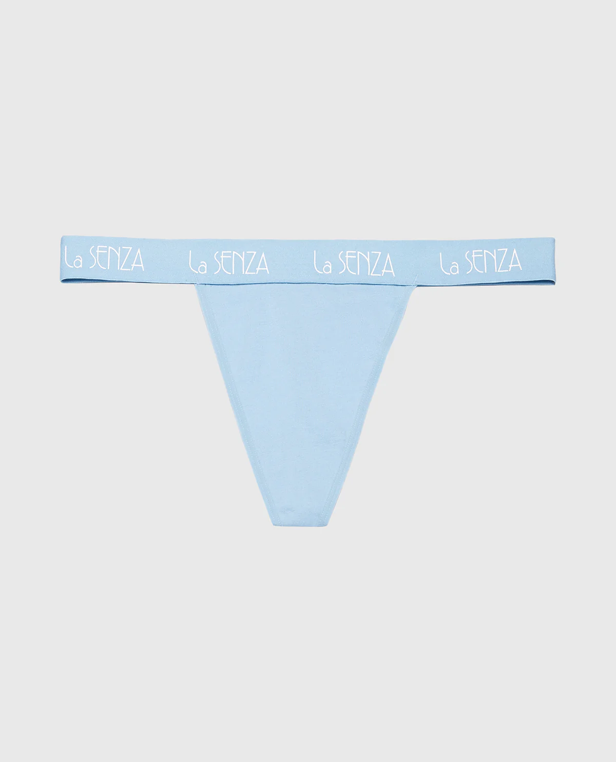 G-String Panty with Art Deco Logo in Glacier Lake - Image 4