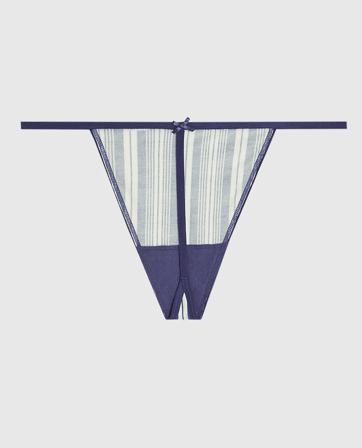 G-String Panty with Bow in Fable Stripe - Image 5
