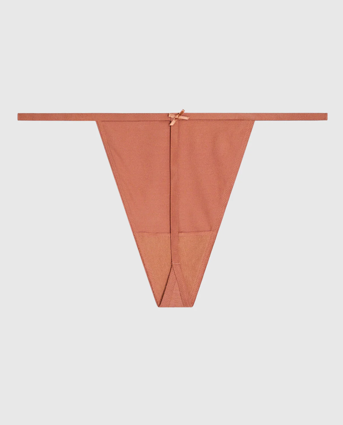 G-String Panty with Bow in Rosy Blush - Image 5