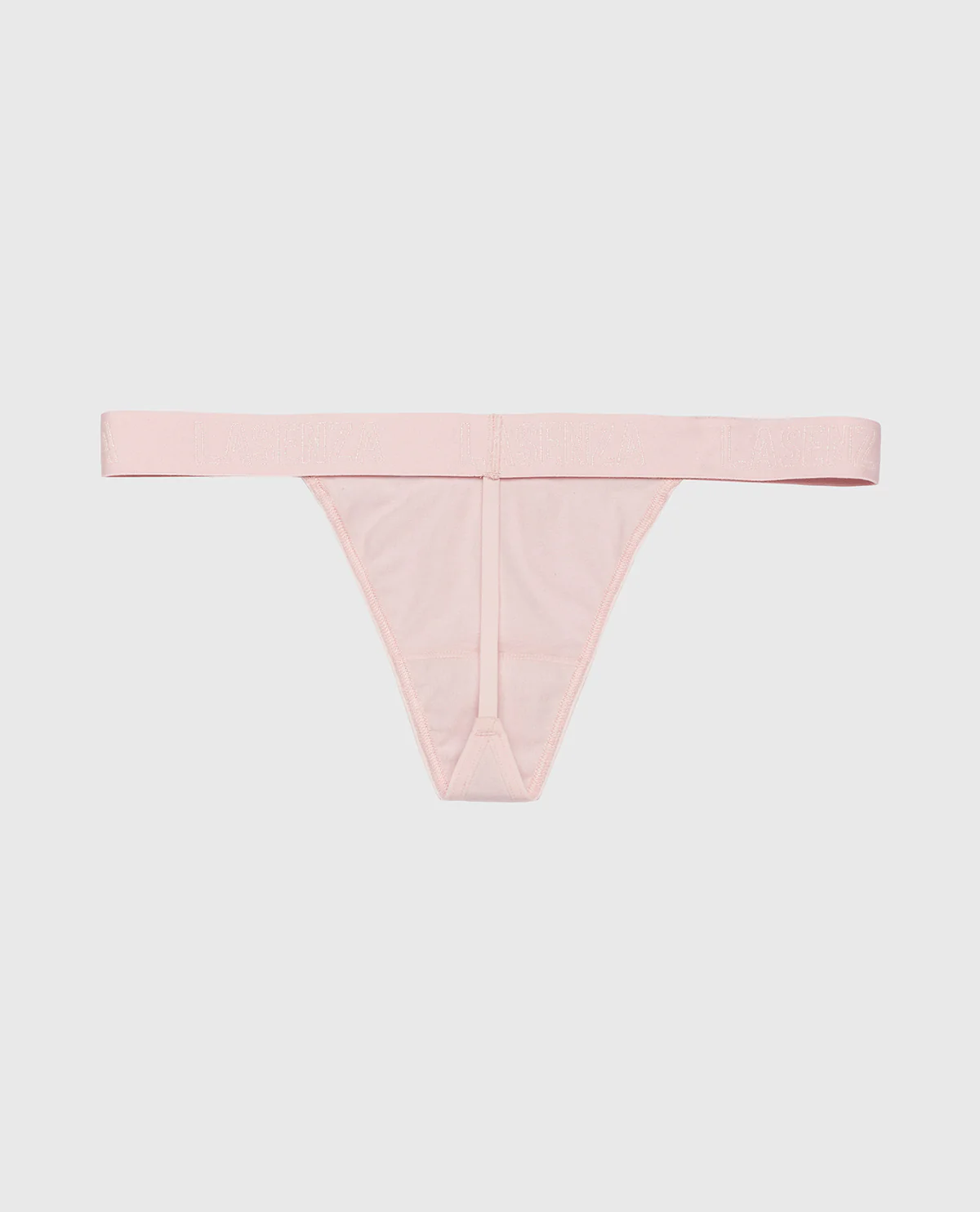 G-String Panty with Logo Band in Iced Lilac - Image 5