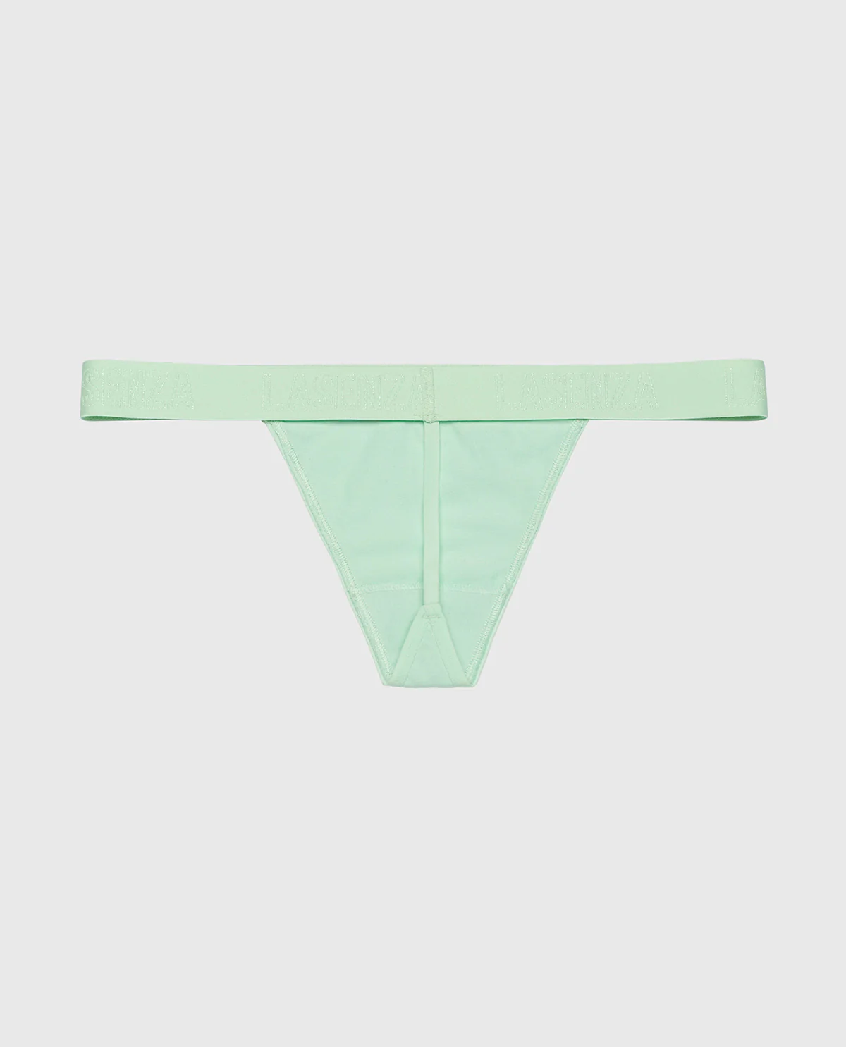 G-String Panty with Logo Band in Mist Green - Image 5
