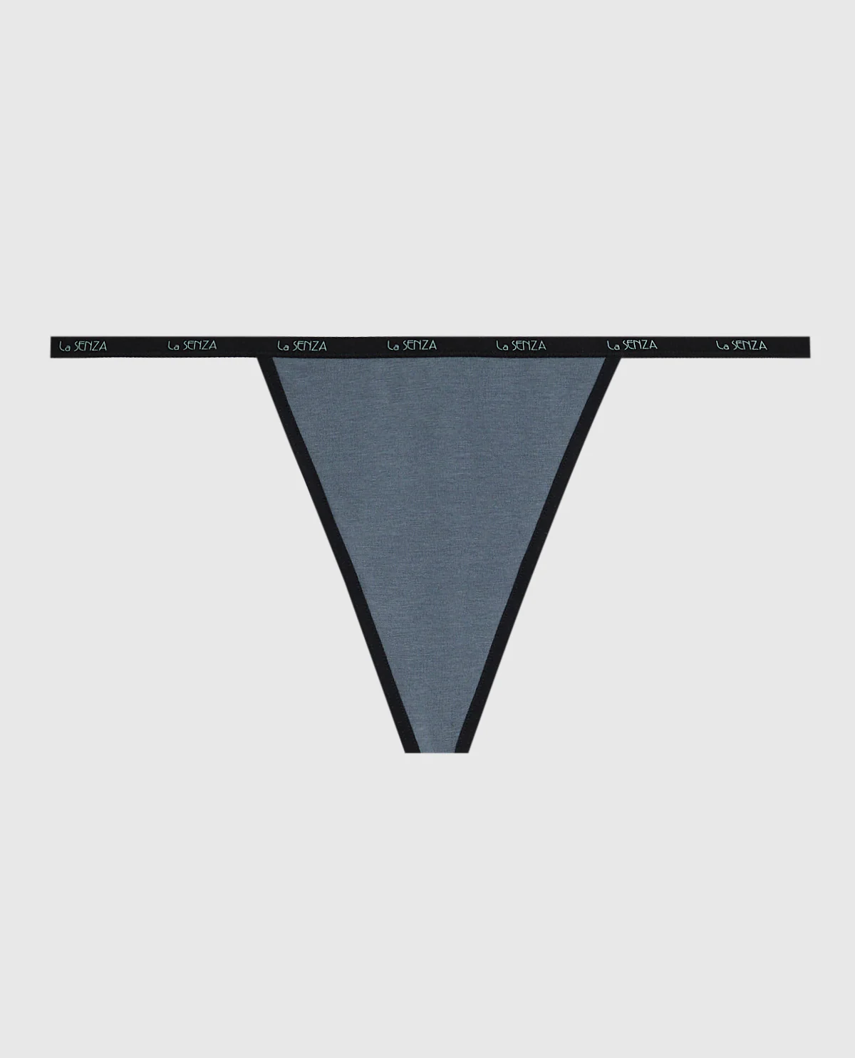 G-String Panty with Logo Trim in Stormy Weather - Image 4