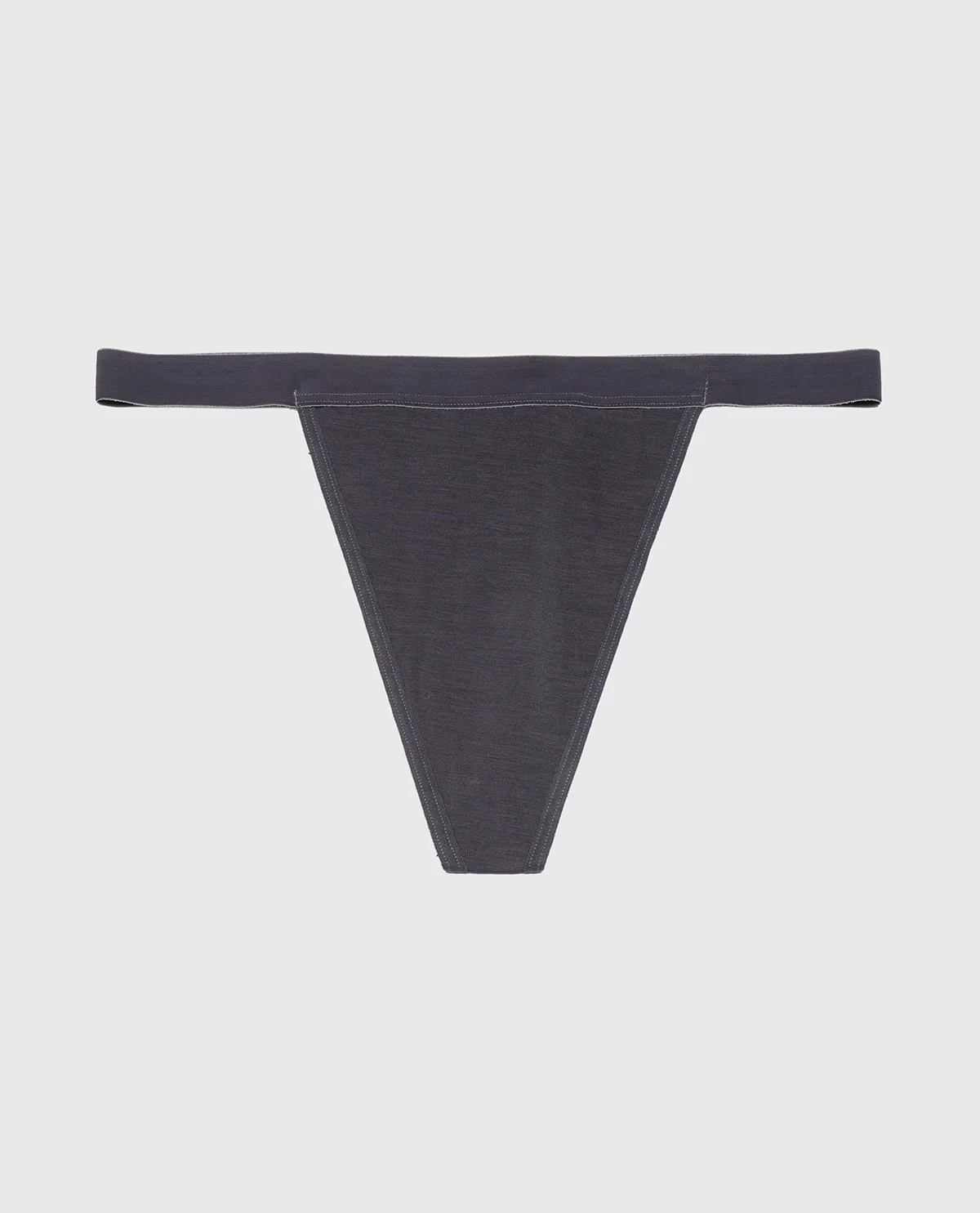 G-String Panty With Vanishing Trim in Ebony - Image 4