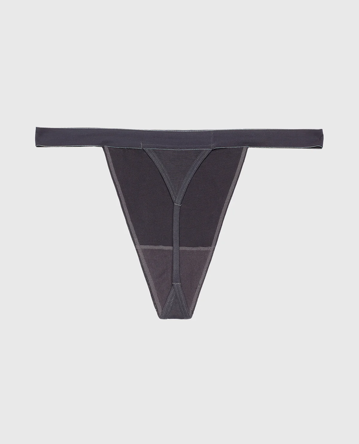 G-String Panty With Vanishing Trim in Ebony - Image 5