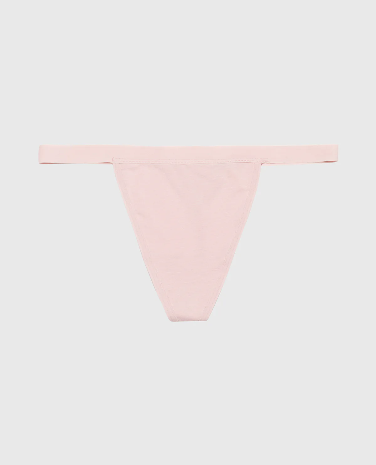 G-String Panty with Vanishing Trim in Iced Lilac - Image 4