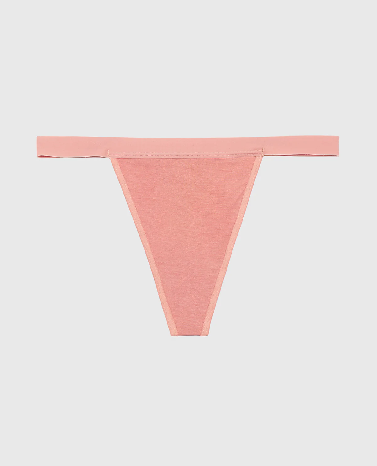 G-String Panty With Vanishing Trim in Old Rose - Image 4