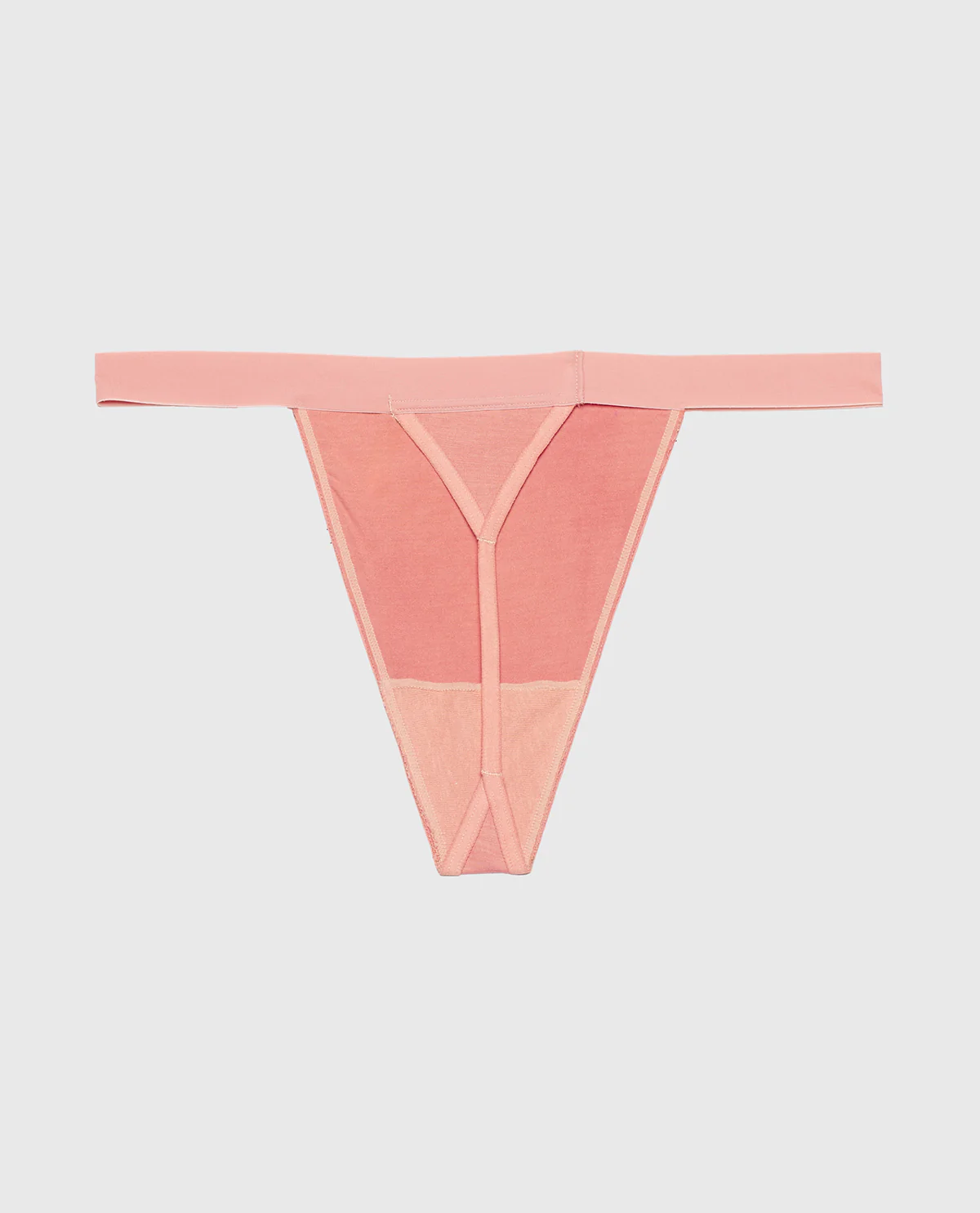 G-String Panty With Vanishing Trim in Old Rose - Image 5