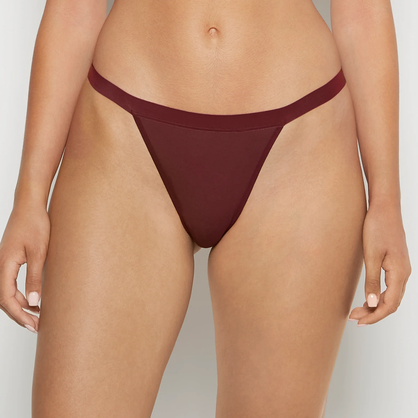 G-String Panty With Vanishing Trim in Russian Ruby