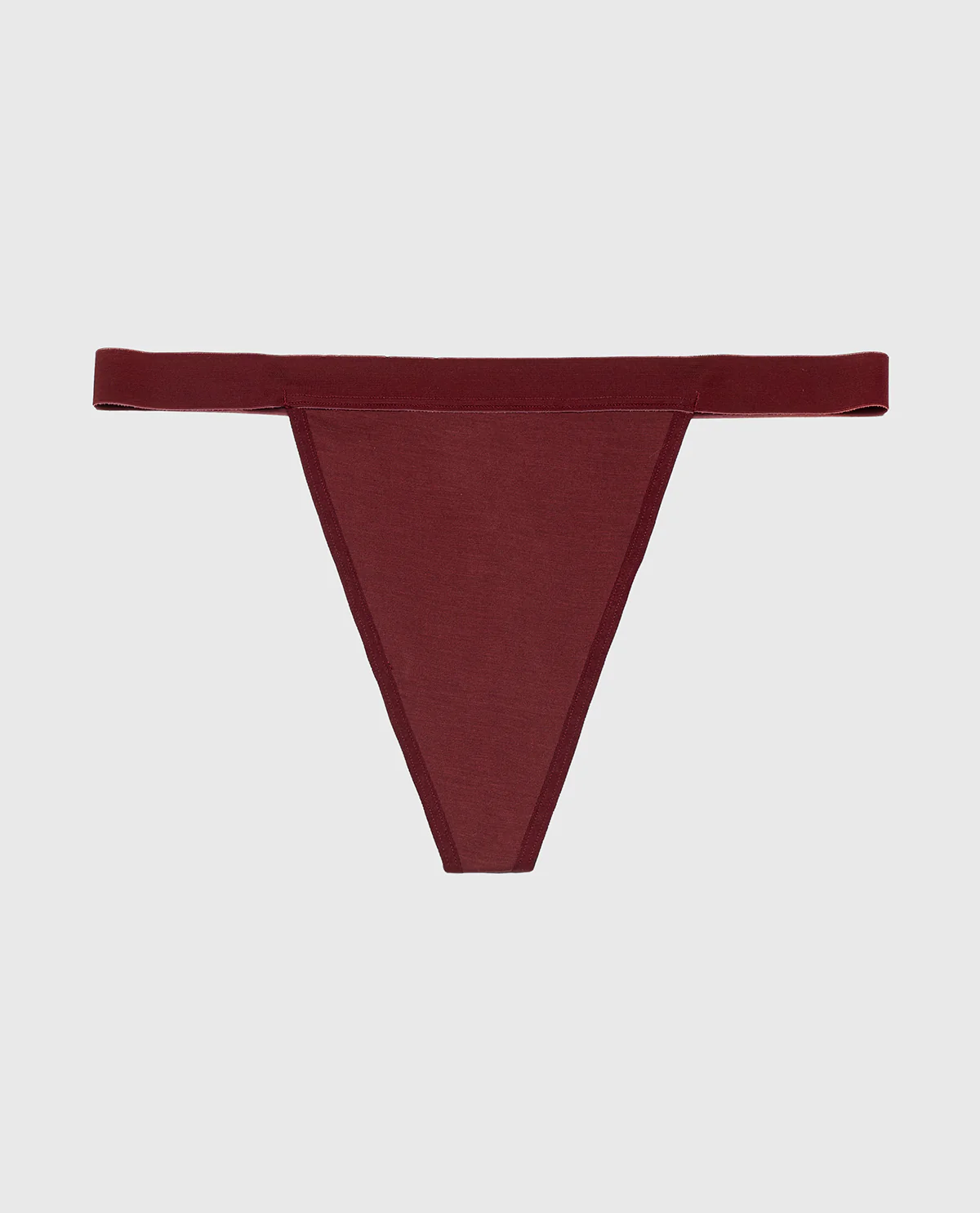 G-String Panty With Vanishing Trim in Russian Ruby - Image 4