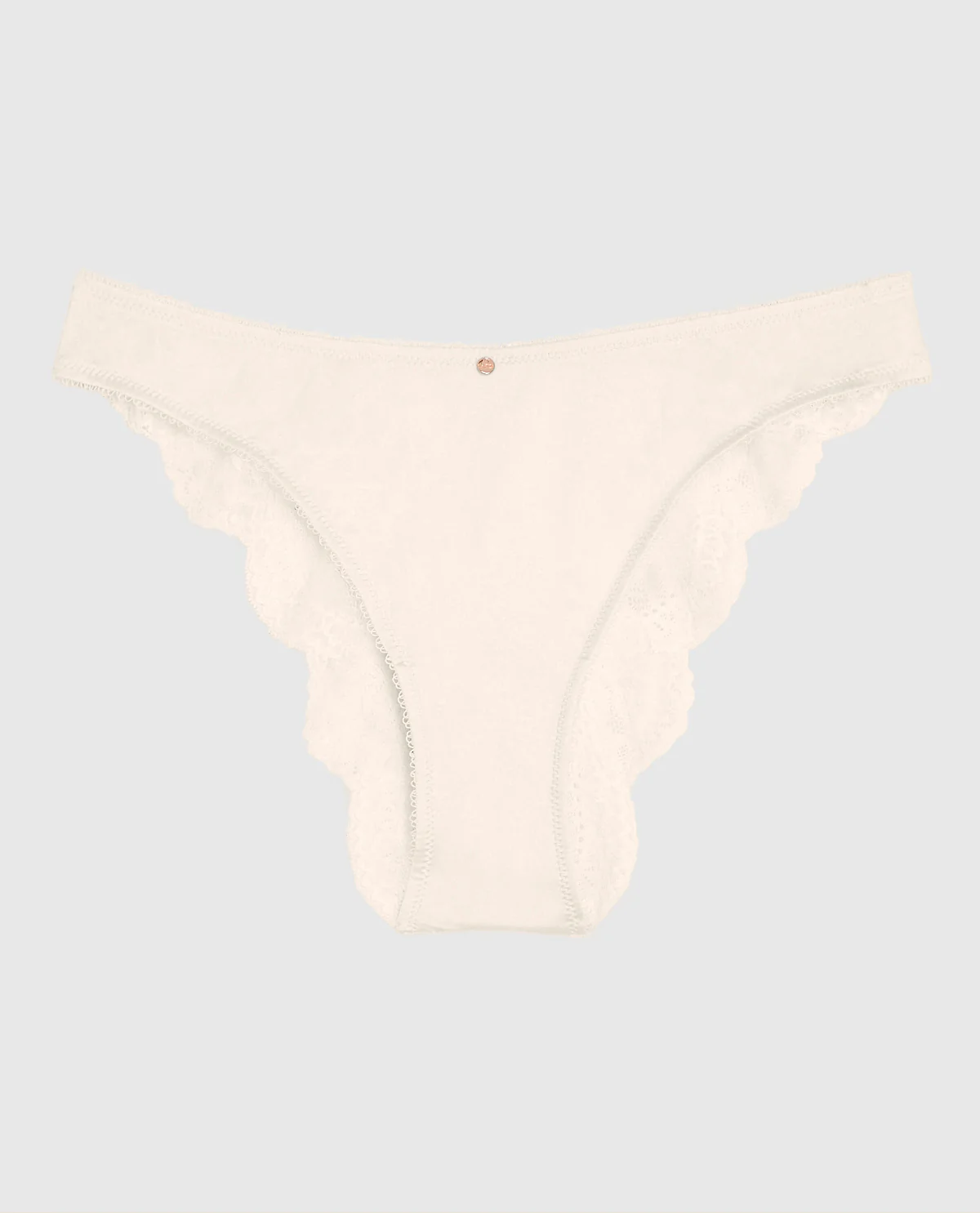 Cheeky Panty with Lace Back in Ivory Dawn - Image 4