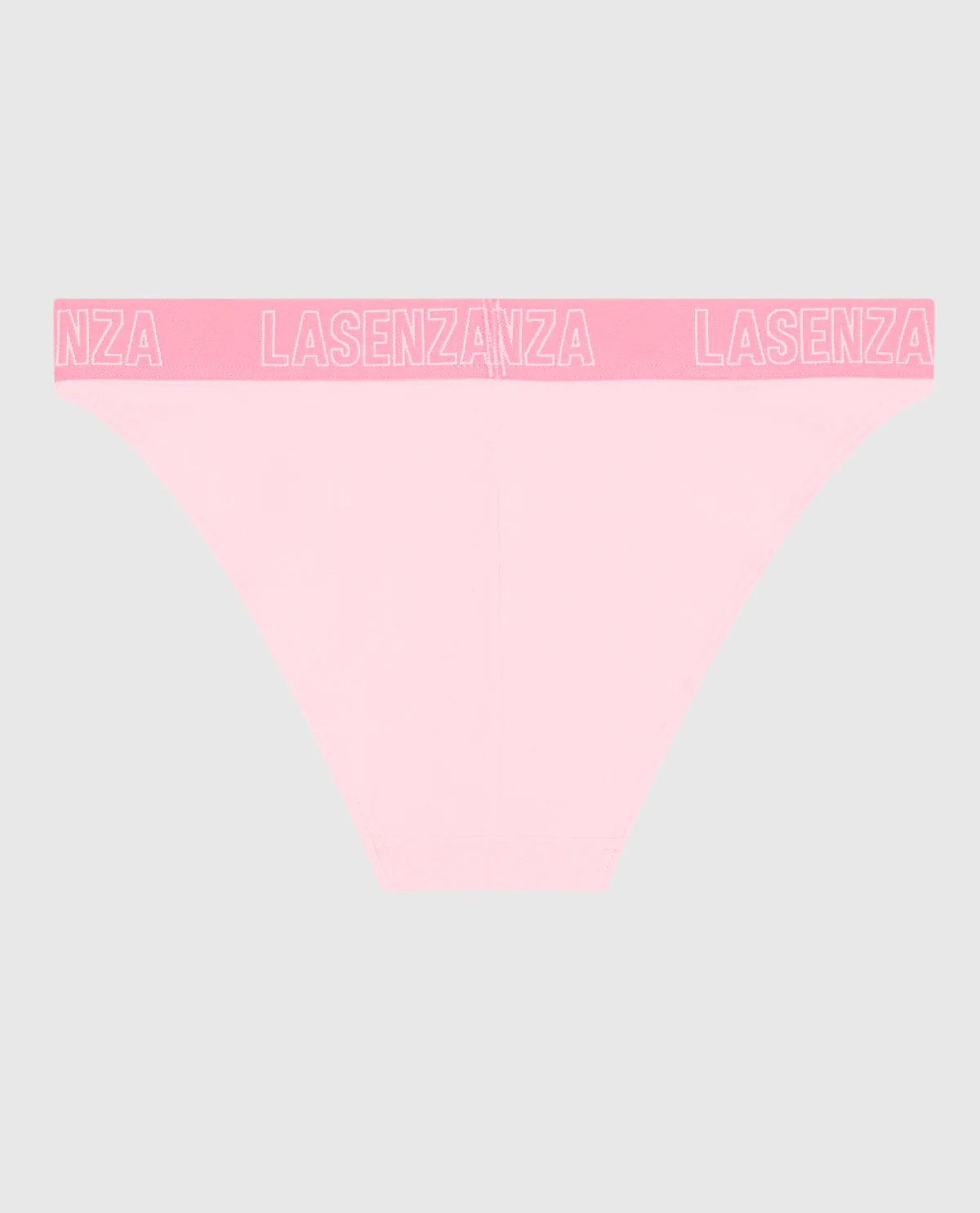 High Leg Cheeky Panty with Logo in Pink - Image 2