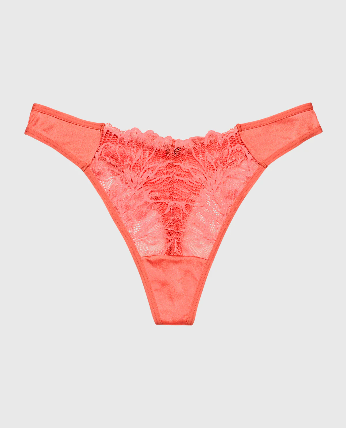 High Leg Lace Thong Panty in Flare - Image 4