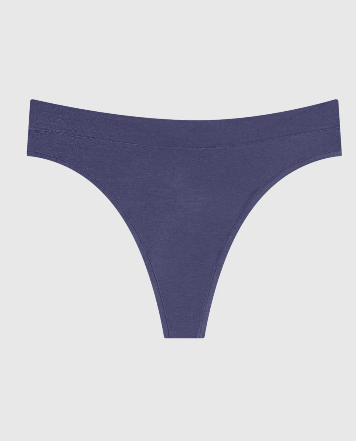 High Leg Thong Panty in Dusk Blue - Image 4