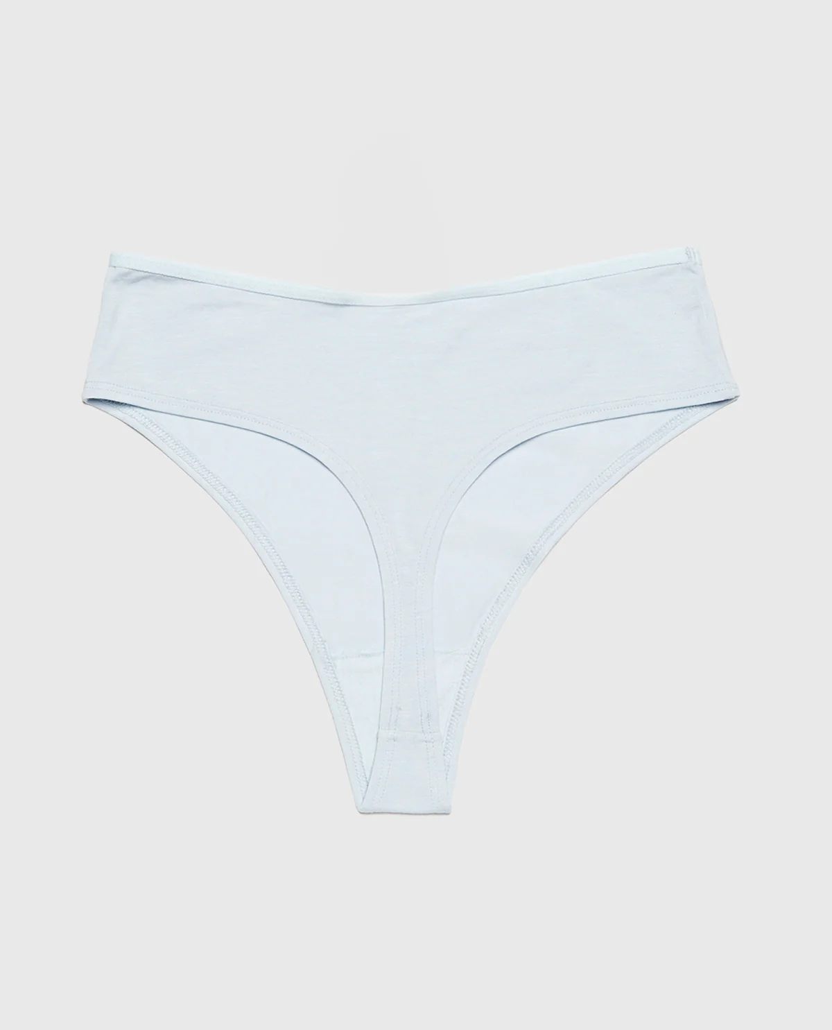 Ultrasoft High Leg Thong Panty in Vista Blue - Image 2
