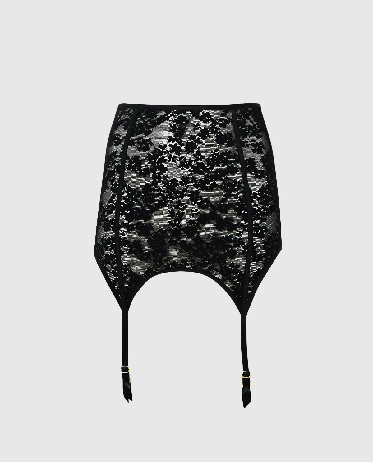 High Waist Garter Skirt