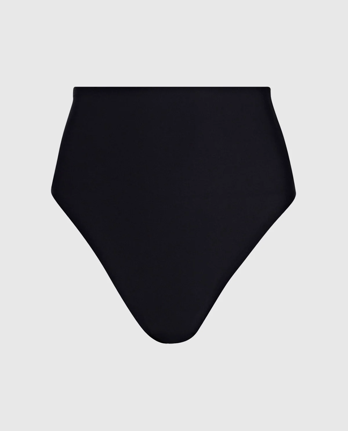 High Waist Smoothing Thong Panty in Tuxedo Black - Image 4