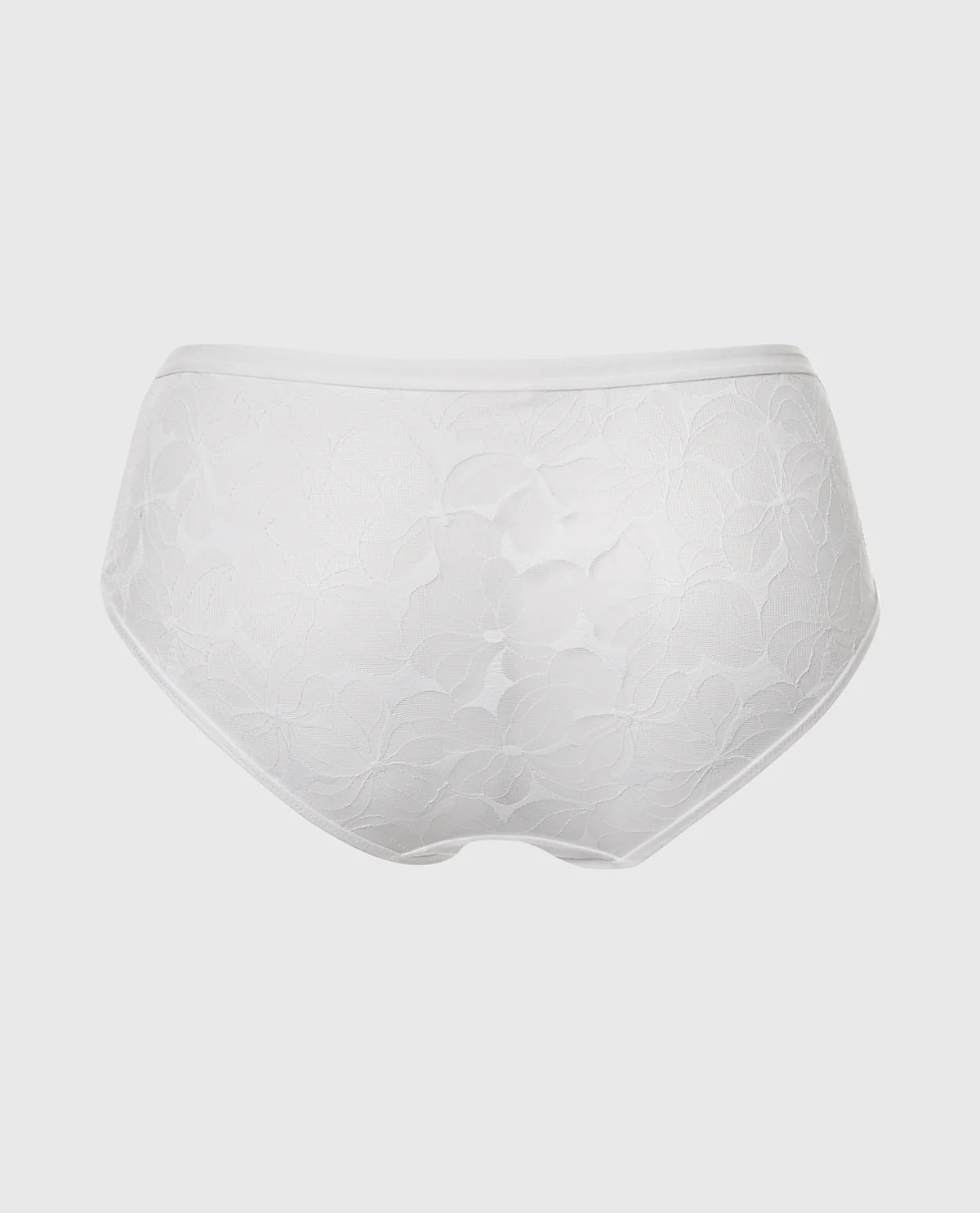 High-Waisted Lined Brief in Powdered Sugar - Image 5