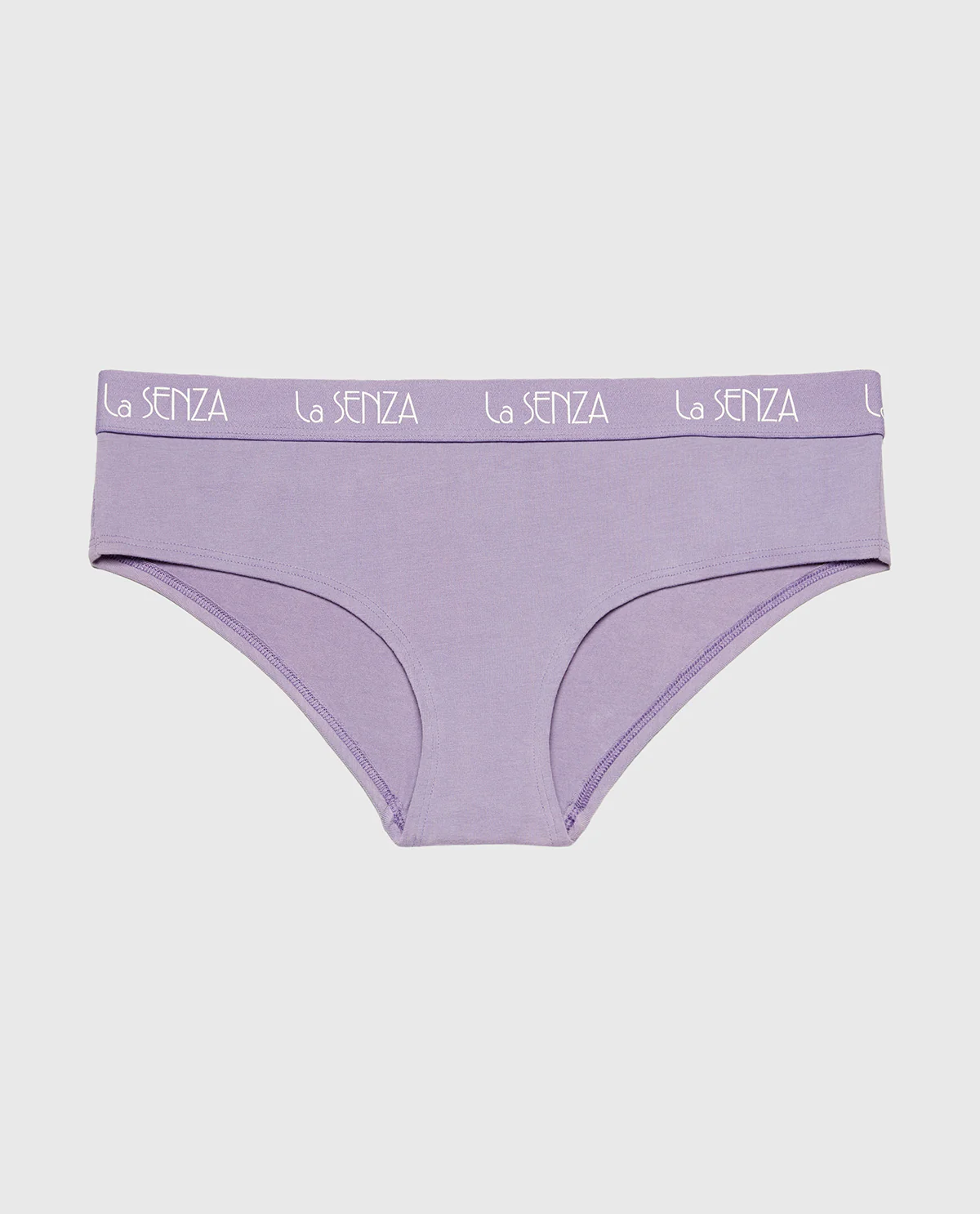Hipster Cotton Panty with Art Deco Logo Band in Purple Haze - Image 4