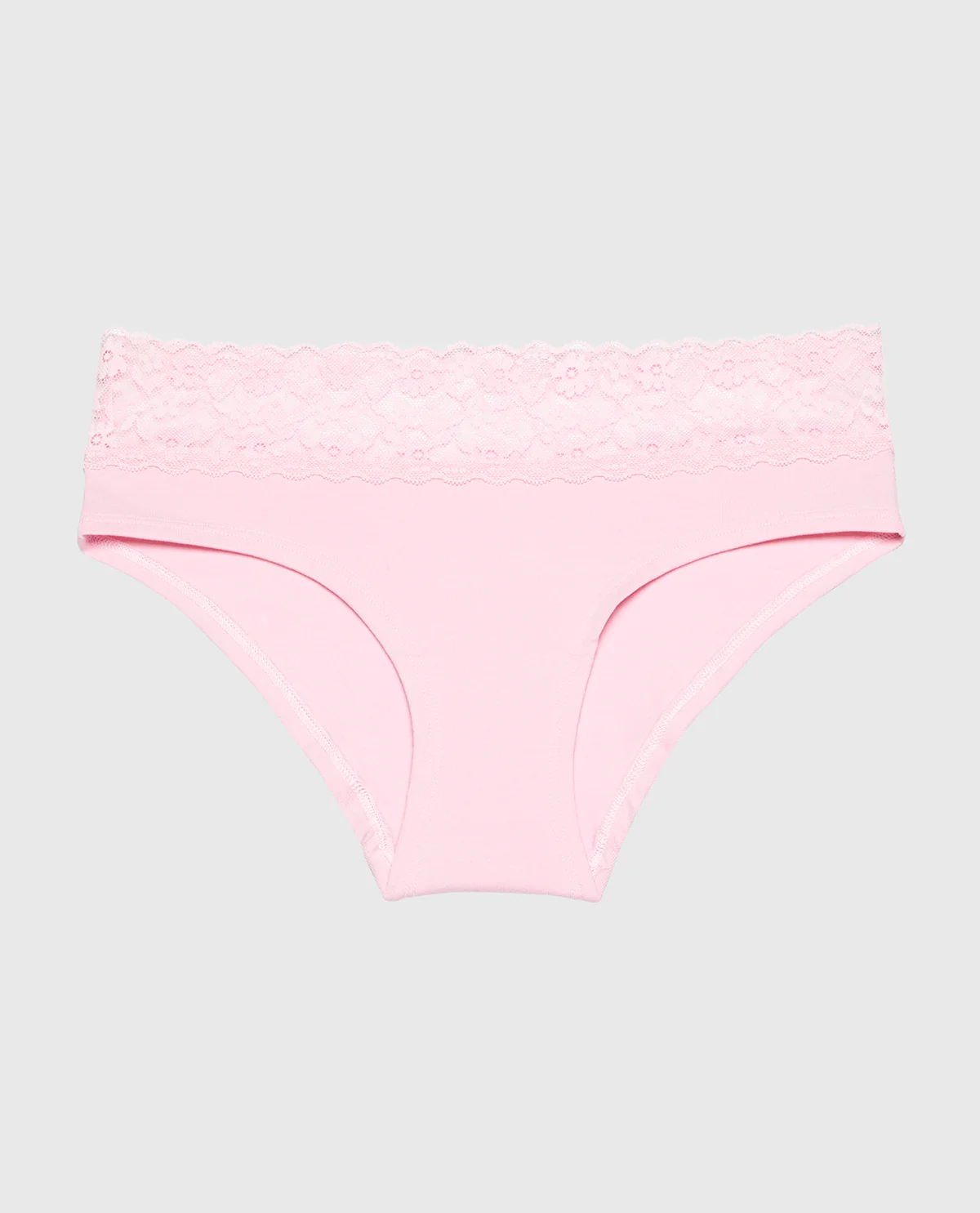 Hipster Cotton Panty With Lace Trim in Sweet Dream - Image 4