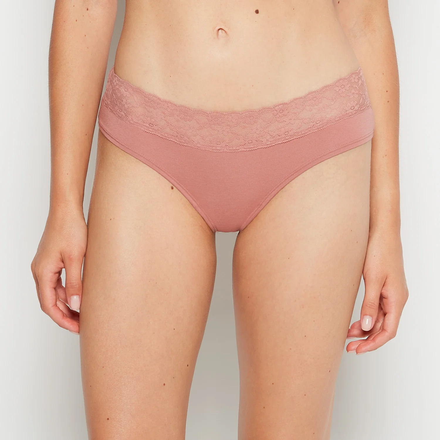 Hipster Panty in Old Rose