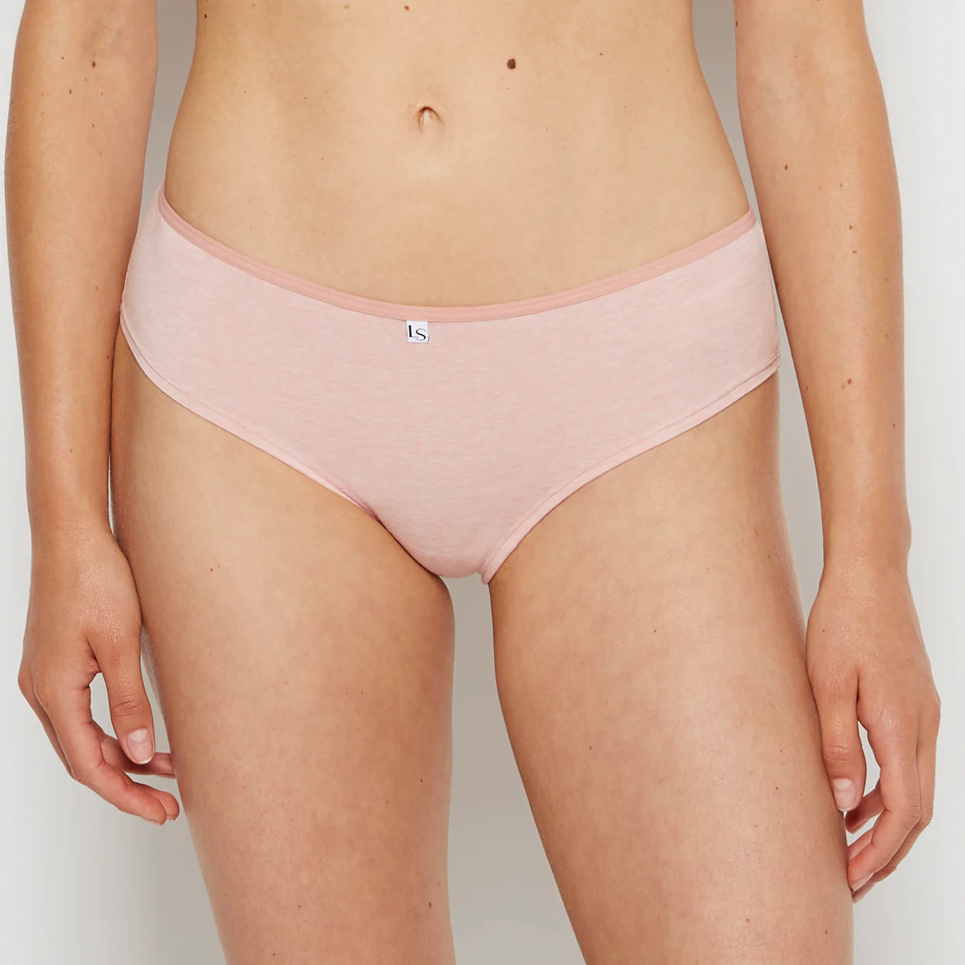 Hipster Panty in Royal Pink Heather