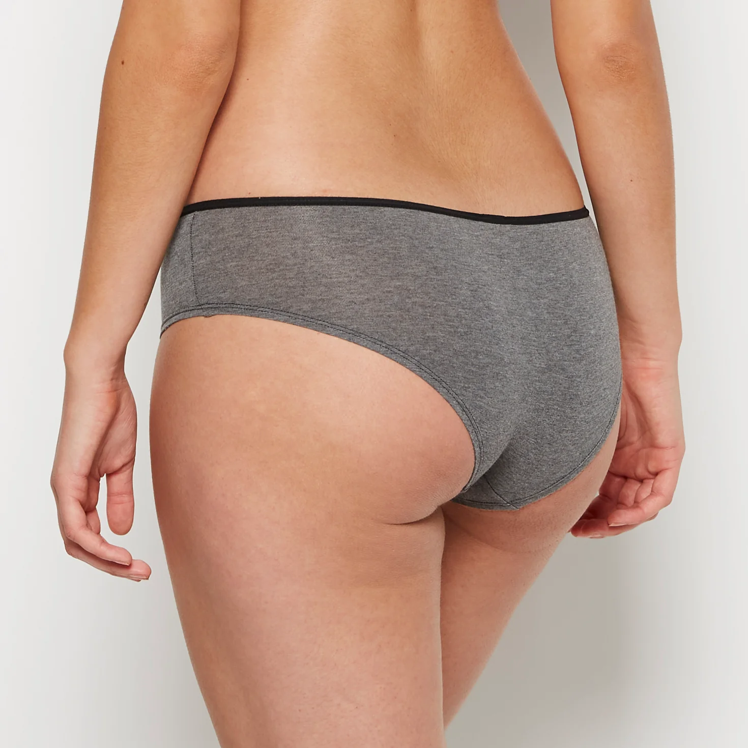 Hipster Panty in Tuxedo Heather - Image 3