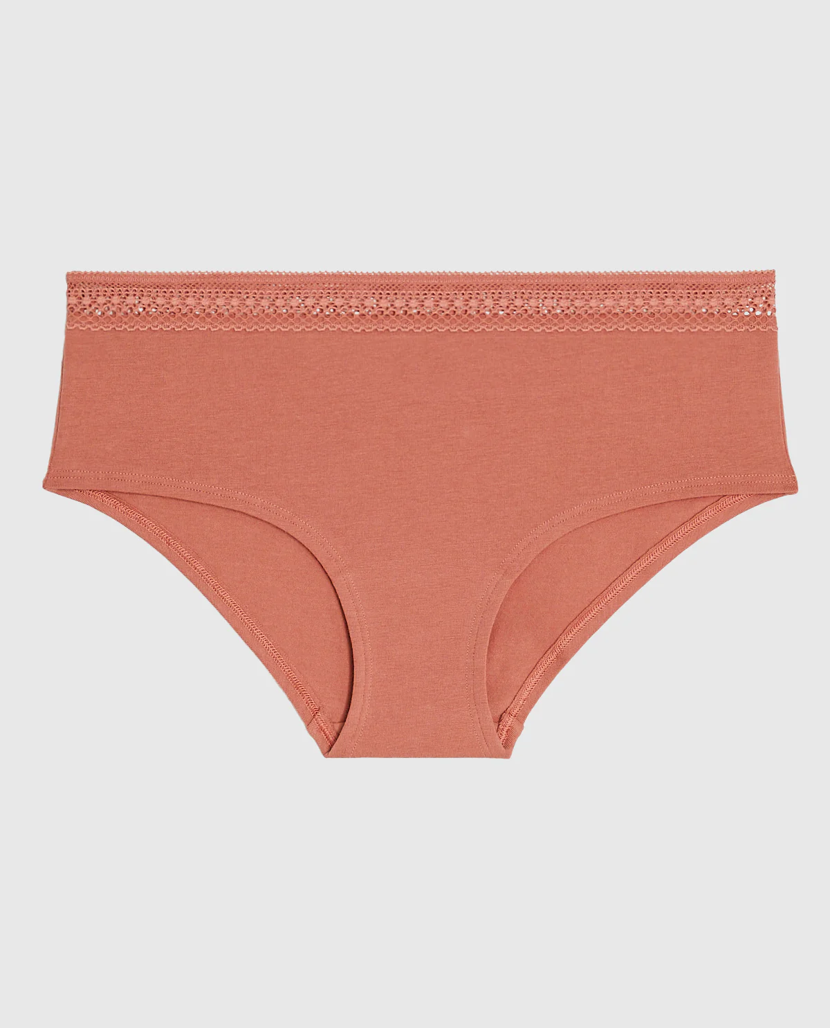 Hipster Panty with Elemental Lace in Rosy Blush - Image 4
