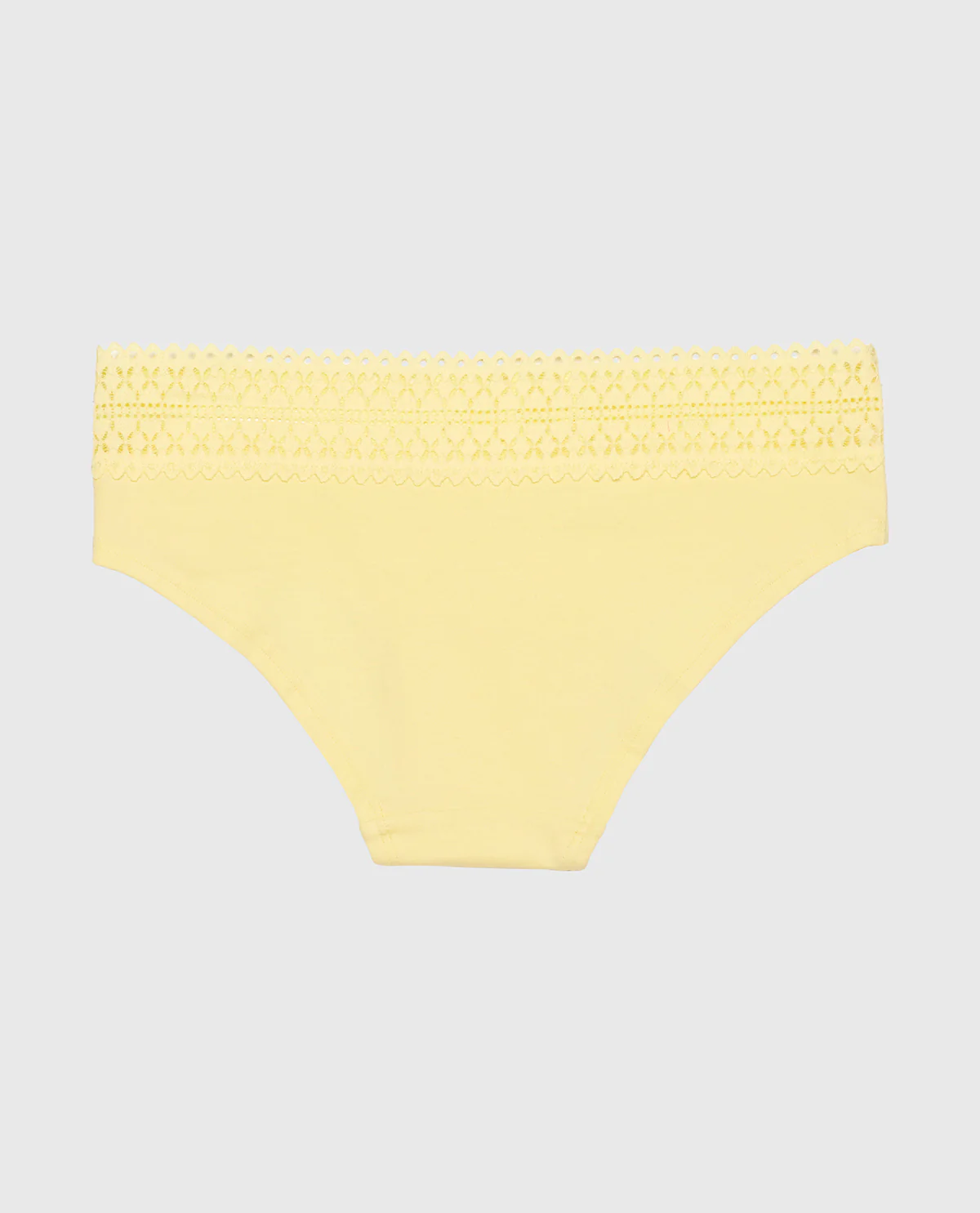 Hipster Panty with Lace Trim in Mellow Yellow - Image 5