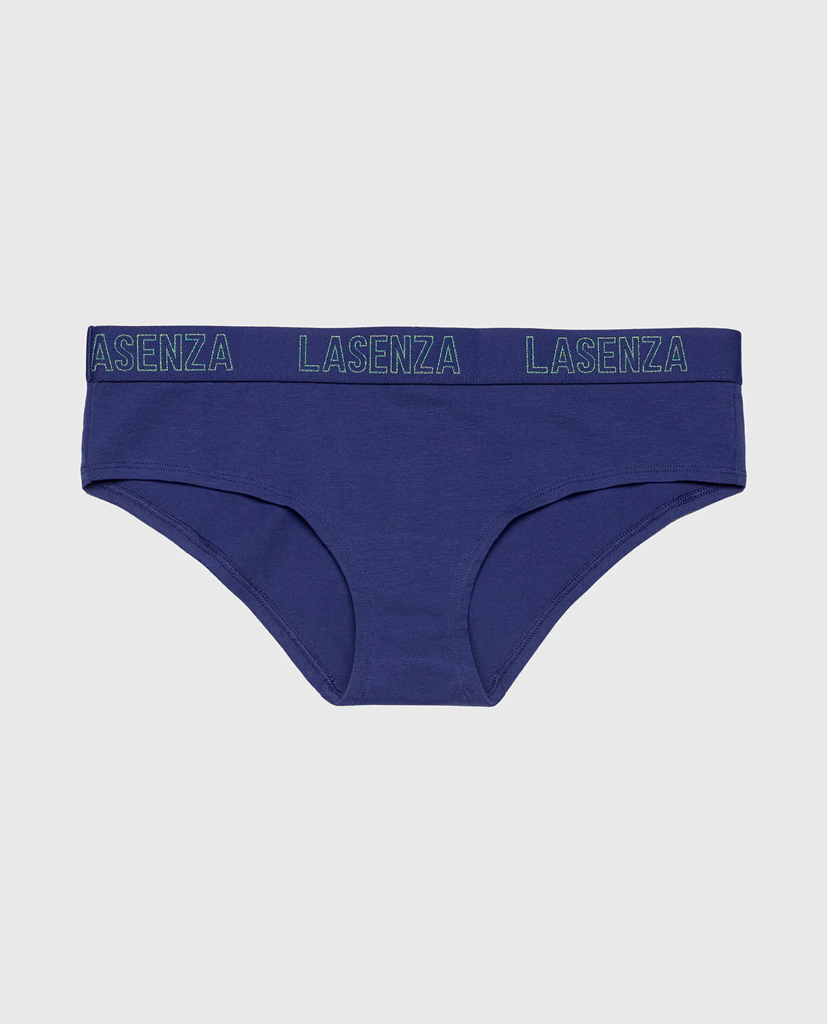 Hipster Panty with Logo Band in Dusk Blue - Image 4